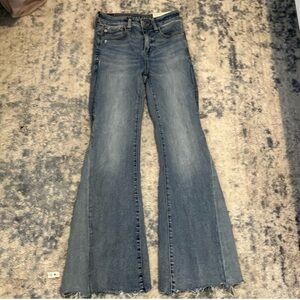 American eagle festival flare jeans size two